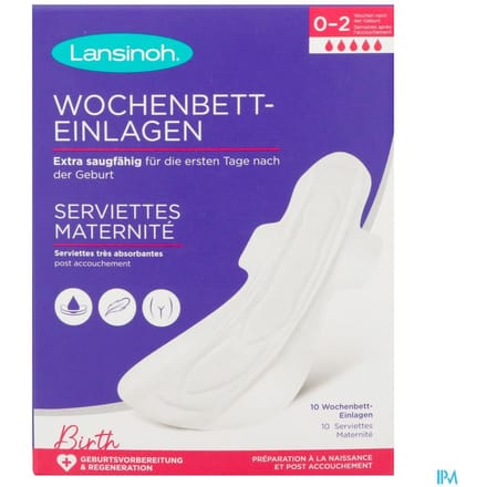 Lansinoh Kraamverband 0-2 Weken Na De Bevalling | 10 Stuks
