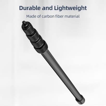 Microfoon Arm - Boom Arm - Opnemen Geluid - Uitschuifbaar - 155cm Max - Zwart