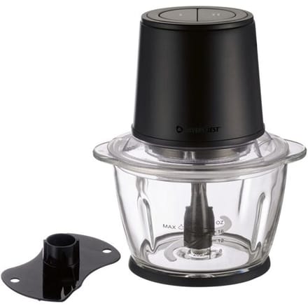 Silvercrest® RVS Multihakker - Zwart - Vermogen: 500 W - Inhoud: 1,2 L