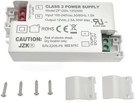 Allecto - LED-transformator - AC 100-240 V - 12 V - 30 W - Efficiënte driver voor LED-verlichting - Ideaal voor G4 en MR16