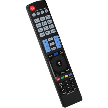 Télécommande de remplacement pour LG AKB73615303 blanc