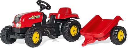 Trekker met aanhangwagen - Kinderfiets voor buiten