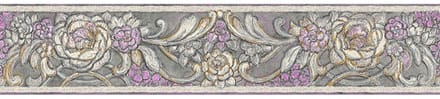 Behangrand vintage bloemen 340784