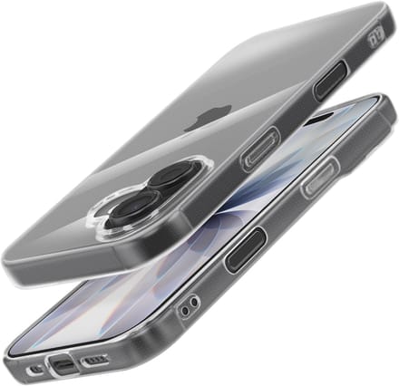 Mayaxess, Hoesje geschikt voor iPhone 17 - Shockproof & Versterkte Randen, Transparant