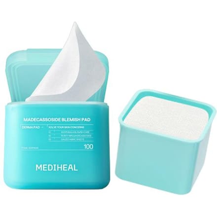 MEDIHEAL Derma Toner Pads 7 Soorten (Hoofd 100 Vel / Navulling 100 Vel) (20 Opties) #(Madeca) Main+Refill 200 Sheets
