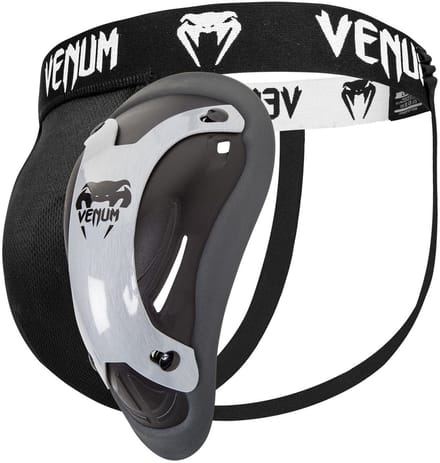 Venum Competitor Kruisbeschermer - zwart, zilver - maat L