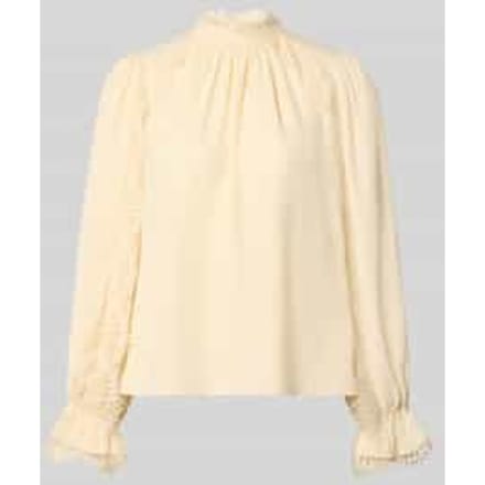 Regular fit blouse met kant