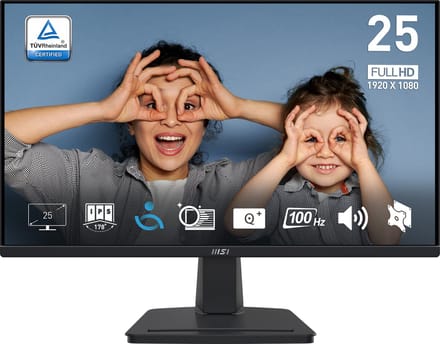 Monitor MSI PRO MP25 24,5" Full HD 100 Hz