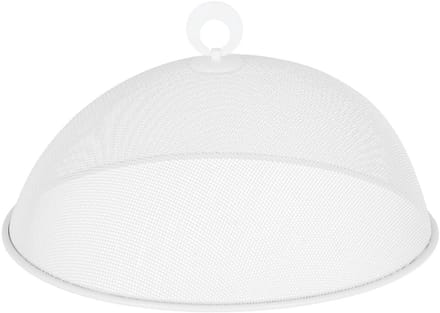 Cepewa Vliegenkap / voedselkap - wit - D30 x H12 cm - metaal - voedsel afdekken