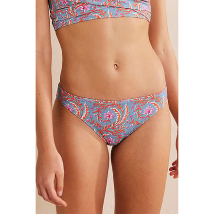 Boden Classic Bikini Bottoms Delph Blue, Opulent Vine Maat: 18 | Bikini's Outlet | Dames | Blauw