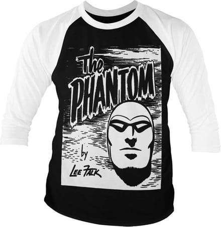 The Phantom Raglan top -S- Sketch Zwart/Wit