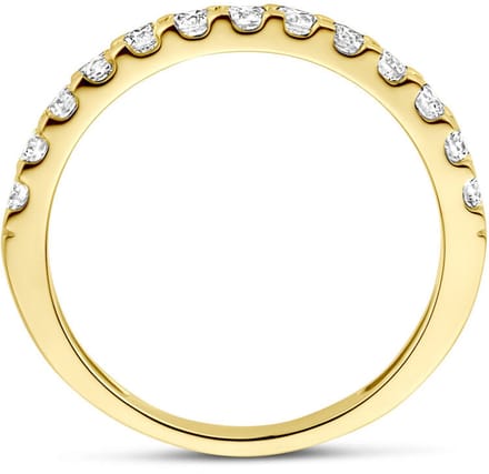14K Geelgouden Ring Lab Grown Diamant 0.50ct H SI – 4035088