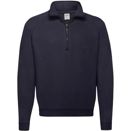 Sweater met ritskraag Fruit of the Loom Classic