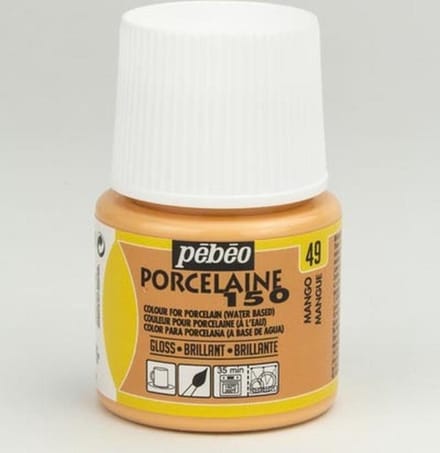 Porseleinverf - 49 Mango - Pebeo - 45ml