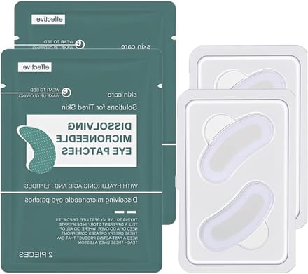 Dissolving Microneedle Oogpads voor Donkere Kringen en Vermoeide Ogen - 2 Paar Herstel en Hydratatie