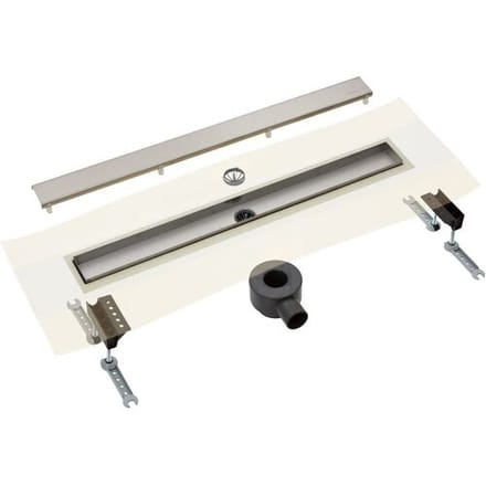 Megabad Profi Collection Drainset complete shower drain 80 cm with cover Zero