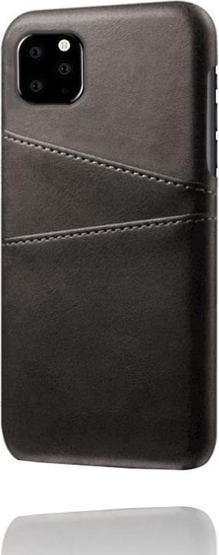 Casecentive Leren Wallet back case - Portemonnee hoesje - iPhone 11 Pro zwart