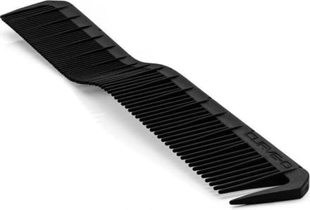 Curve-O Kam Specialist Combs Left-Handed Hard Cutting Comb Black 1Stuks