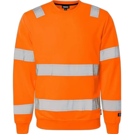 Fristads Hi Vis Sweatshirt Klasse 3 7446 Shv - Hi-Vis oranje - XL
