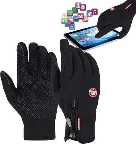 Fietshandschoenen Windproof/Waterproof - Maat S/M