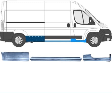 Reparatiepaneel set voor Citroen Jumper 2006-2025 / Rechts