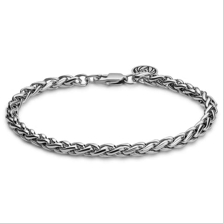 Essentials | 5 mm Zilverkleurige Armband met Vossenstaart Schakels