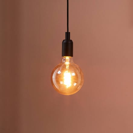 EGLO LED glazen lamp E27 4W amber Ø 12,5 cm