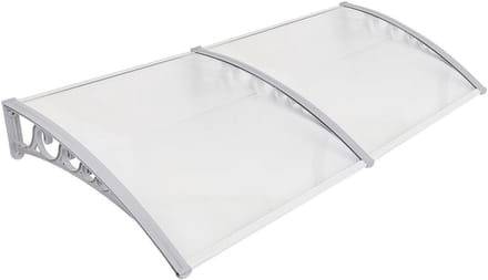 Voordeur Luifel - Afdak Deur - Bescherming Buiten - UV Bestendig - 80 x 240 cm - Wit