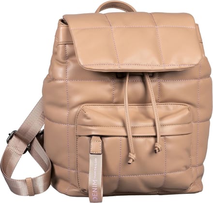 TOM TAILOR Vrije tijd rugzak Carolin Backpack Camel Lichtbruin