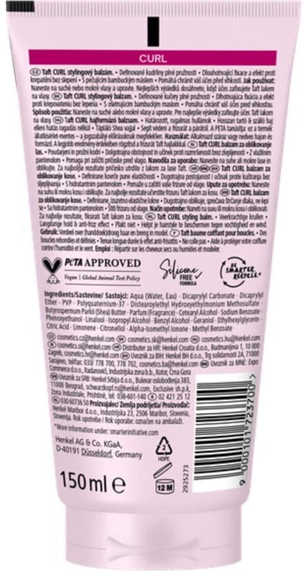 Taft Curl Styling Balm - 150 ml