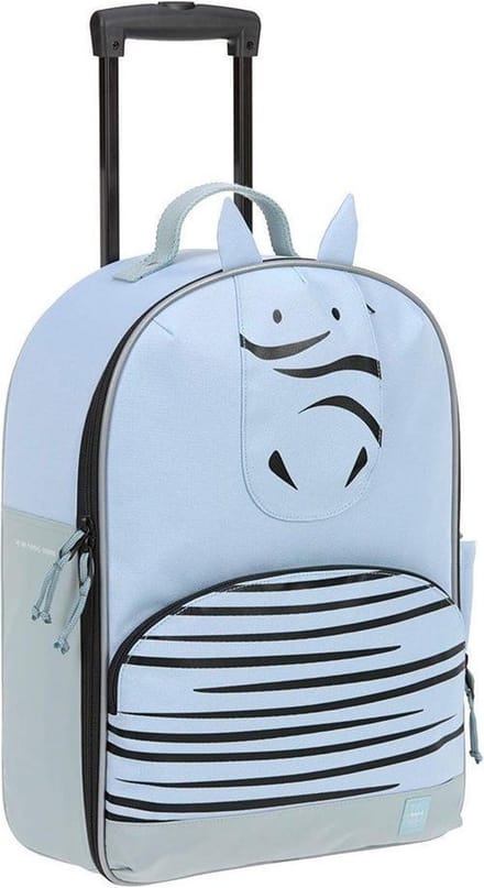 Lässig Trolley Reiskoffer voor Kinderen About Friends Kaya Zebra