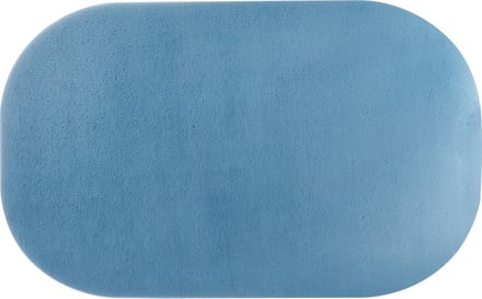 Atmosphera Nina Soft placemats/Onderleggers - Set van 4 - 44x28cm - Blauw