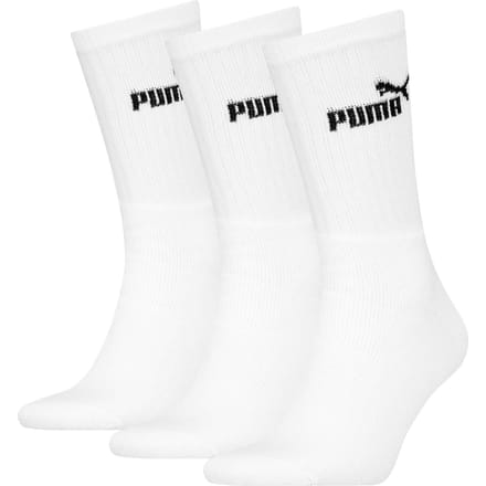 Puma Unisex Volwassen Bemanningsleden Sokken (Pakket van 3) (Wit)