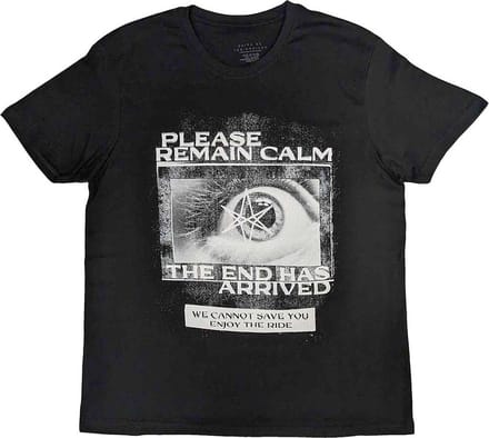 Bring Me The Horizon - Remain Calm FP Heren T-shirt - S - Zwart