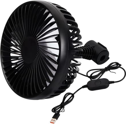 Usb Ventilator - Auto Ventilator - Airco Compact - Zwart
