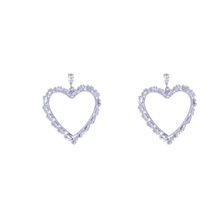 Go Dutch Label Oorknoppen sparkle heart Goud