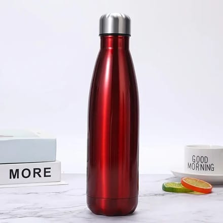 MONOO Waterfles - 750ml - Rood - Drinkfles - BPA Vrij - RVS