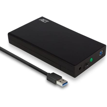 ACT 3,5" SATA harde schijf behuizing, schroefloos, USB 3.2 Gen1 AC1405