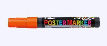 Artline - Poster Marker Tempera 4 mm - oranje