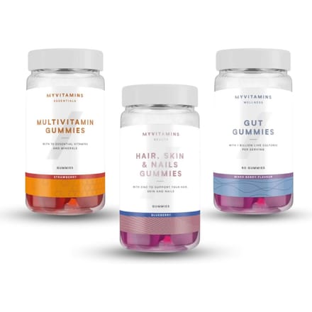 Haren, huid en nagelgummy's - 60 Gummies - 30servings - Nieuw - Bosbessen