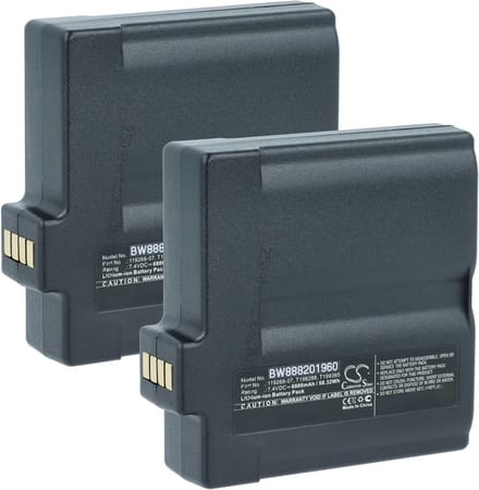 Reserve Batterij - Accu Pack - Warmtebeeldcamera - Hoge Capaciteit 6800 mAh - 74 V - Zwart