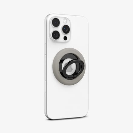 Spigen Nano Pop Magnetische MagSafe Ring Houder Standaard Grijs