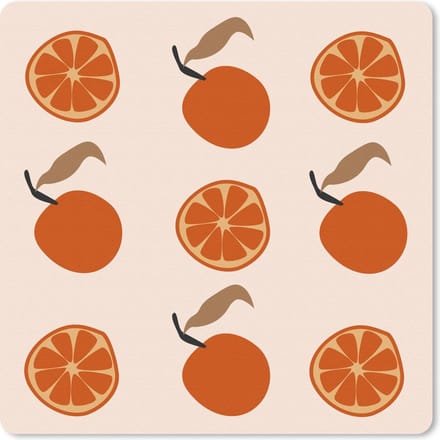 Muismat 20x20 cm - Mousepad Zomer - Tomaten - Pastel - Muismatten
