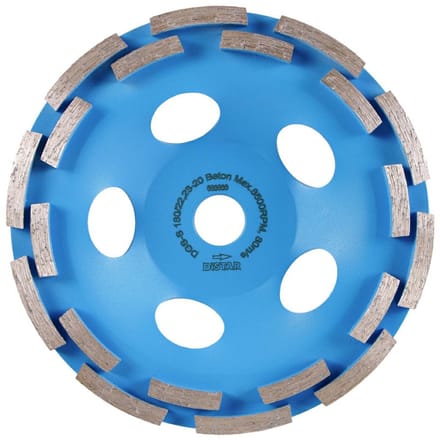 Distar DGS-S Serie - Diamant Cup Schijf - 180mm - 20 Segmenten - Droog Schuren