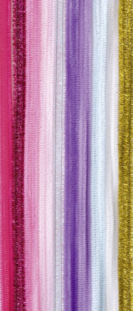 folia chenilledraad (pijpenpoetser) 'Unicorn', lengte: 500 mm, 10 stuks