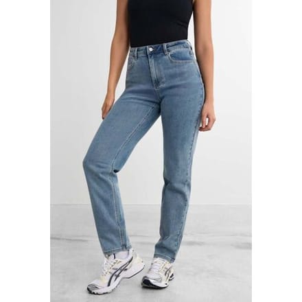 Famme Straight Jeans Blauw M