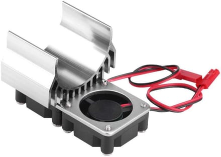 RC Motor Koellichaam - RC Motor Ventilator - Motor Koelen - Dubbele Ventilator - 6 x 45 x 45 cm