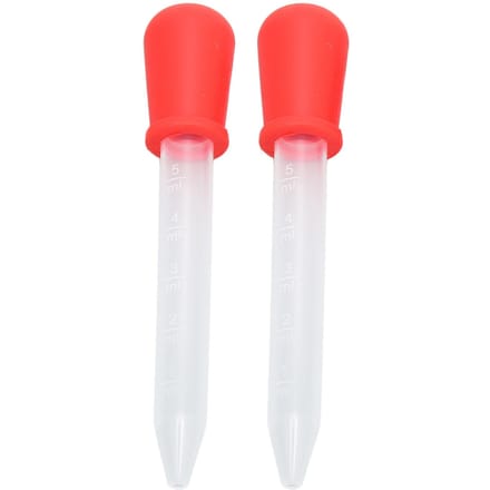2 pcs Pipette de transfert multifonctionnelle Silicone Compte-gouttes à liquide calibré pour Laboratoire DIY ArtRouge