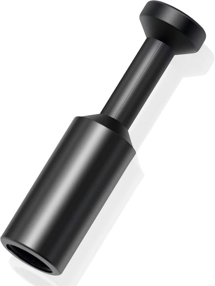 KZQ Steekfitting Plug 8mm, Push-to-Connect Fitting van PBT Hars, Geschikt voor Persluchtleidingen, Set van 20 Stuks, Buitendiameter 8 mm