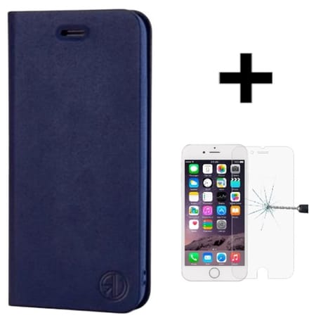 Apple iPhone 7/8 plus Magnetisch Rico Vitello Wallet Case Blauw